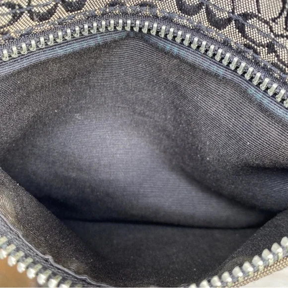 Coach Black and Gray Patterned Shoulder Bag - Picture 11 of 11